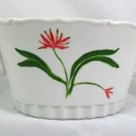 Celebrate Life 18 hand painted & personalized porcelain cachepot