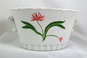 Celebrate Life 18 hand painted & personalized porcelain cachepot